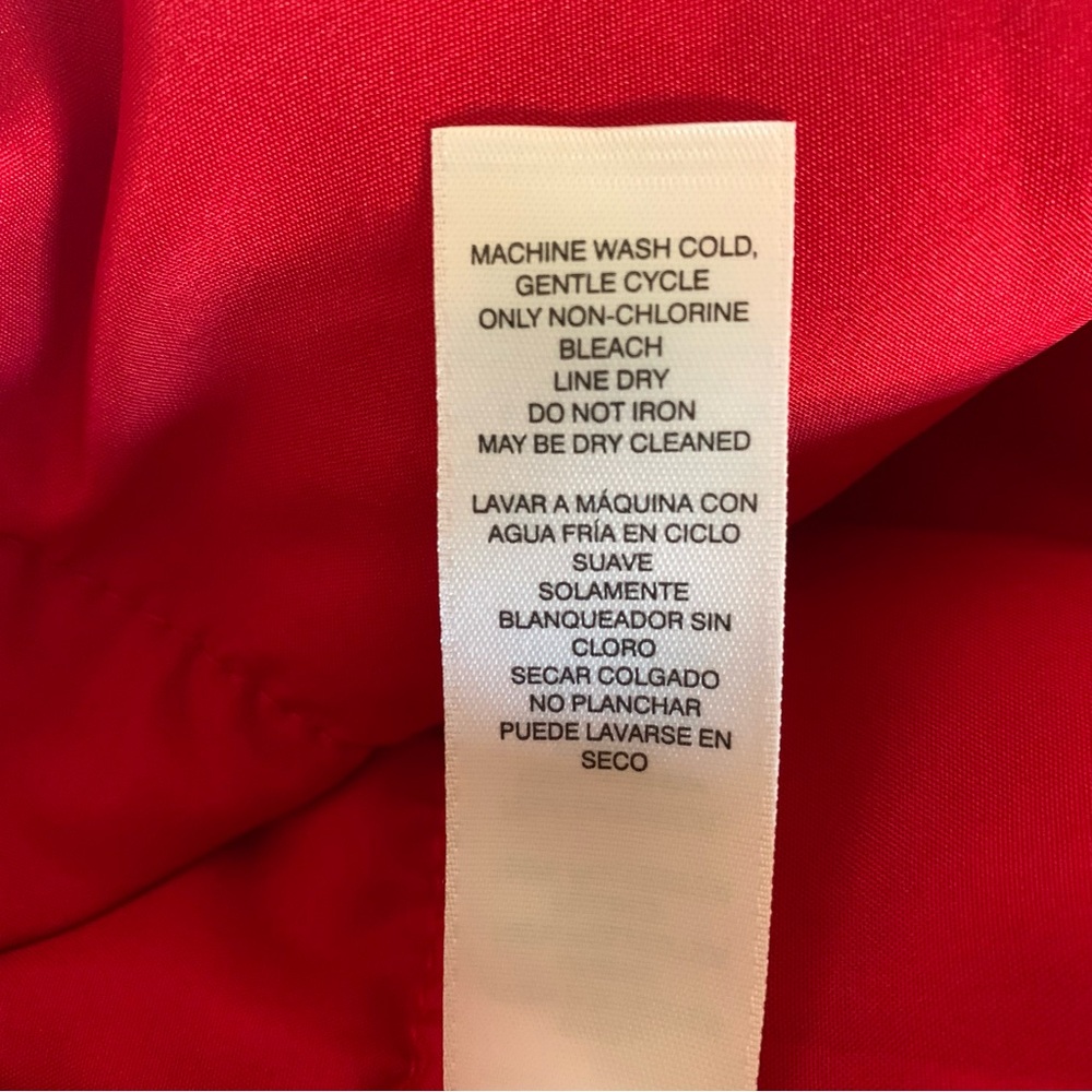 Chico’s Weekends Red Quilted Vest with Snap Buttons Size 16 - Picture 12 of 13